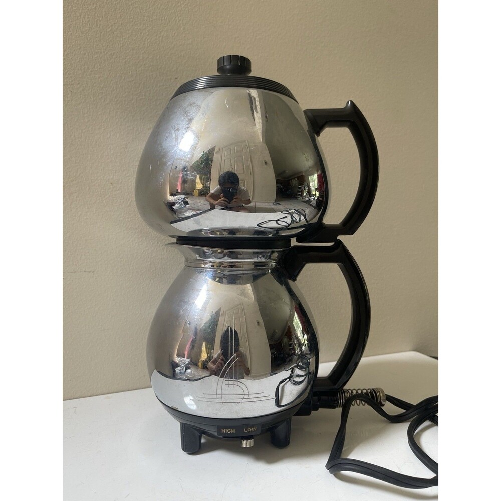 Sunbeam Coffeemaster C30A Chrome Electric Automatic Siphon Coffee Maker